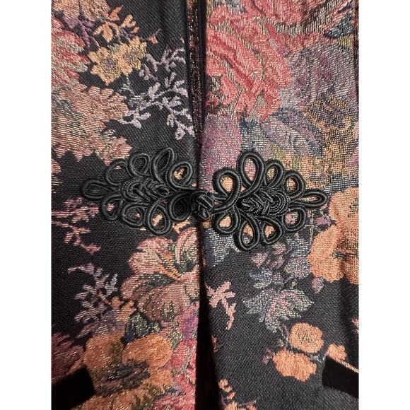 Soft Surroundings Westbury Garden Metallic Jacquard Jacket Blazer Sz Petite M - Picture 10 of 16